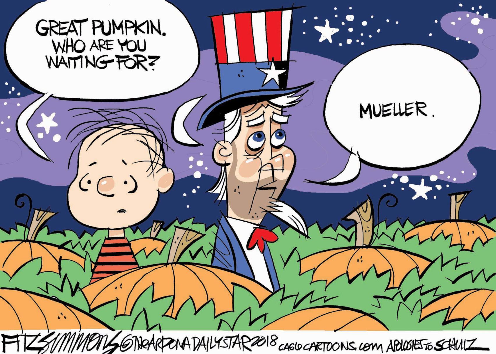 Daily Fitz Cartoon: Waiting